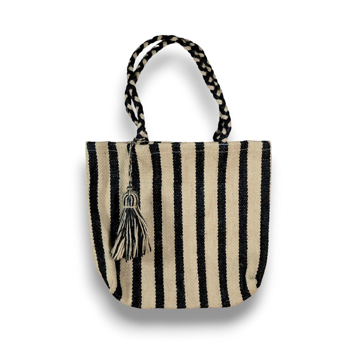 LYDIA black jute bag
