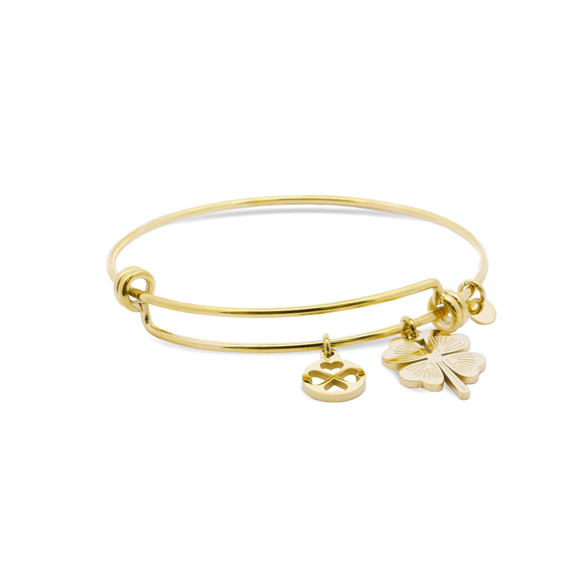 Brazalete CO88 con 2 elementos de trébol ips