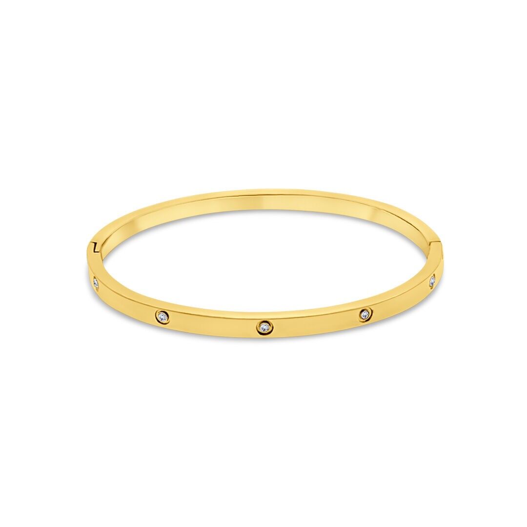 Bracciale CO88 da 4 mm con 10 cz ipg