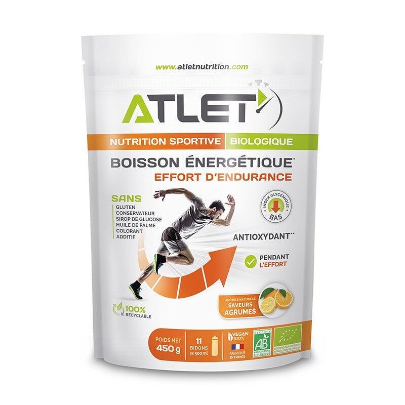Boisson énergétique agrumes bio