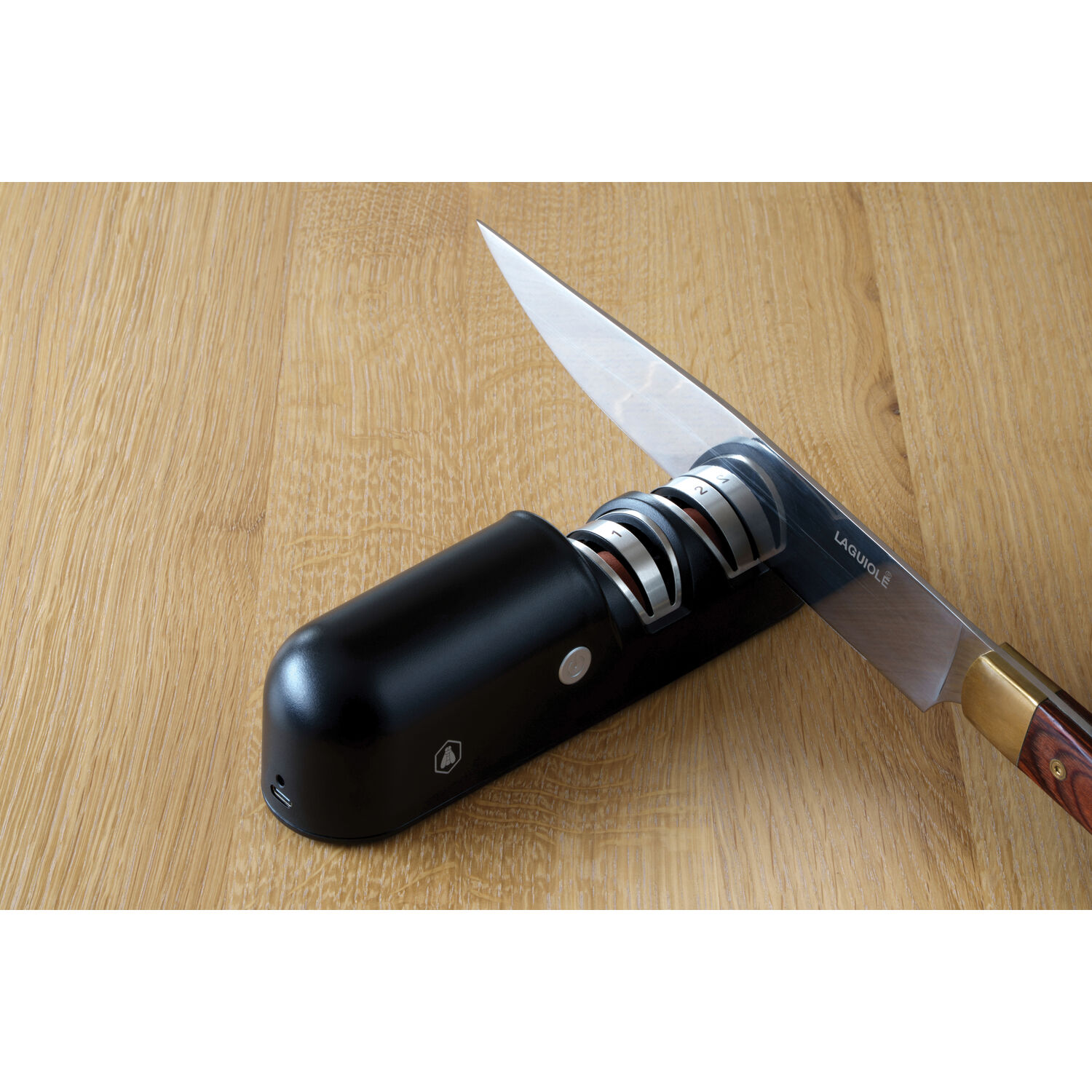 Laguiole Electric Knife Sharpener – USB Rechargeable