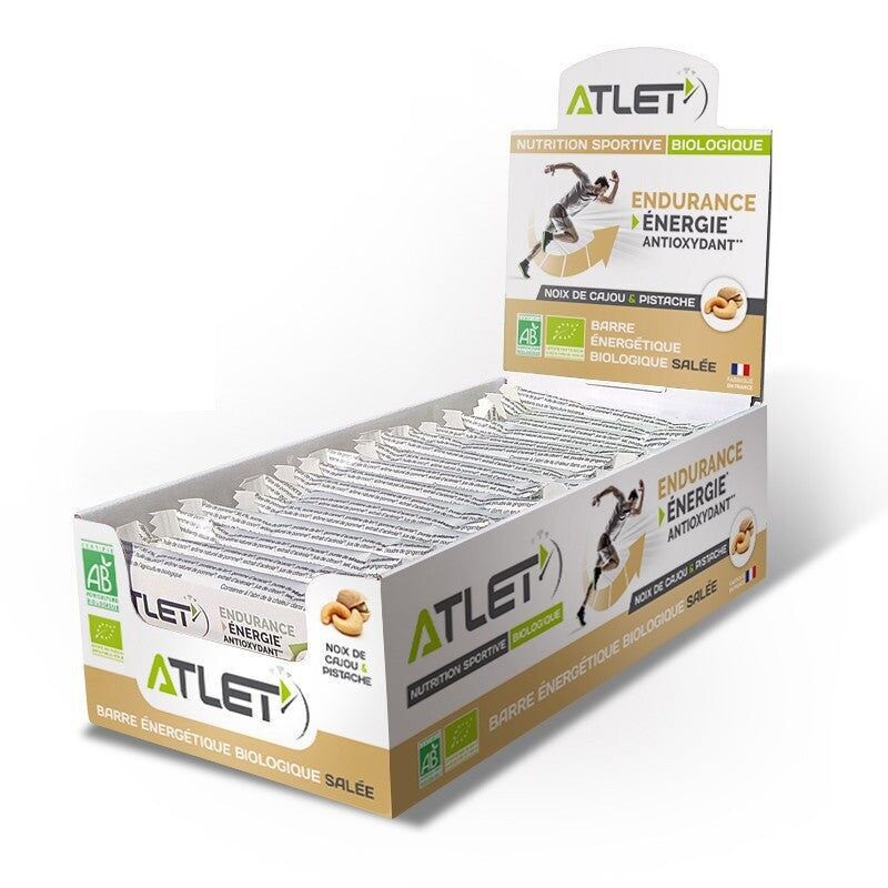 Pack 34 barres énergétiques bio cajou & pistache