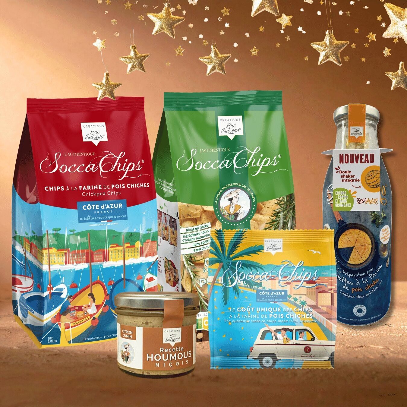 Nuovo pacchetto #soccaddict Ceci - patatine spalmabili e antipasti