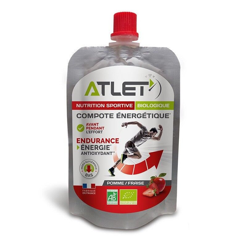 Kompott Energétique Pomme Fraise Bio