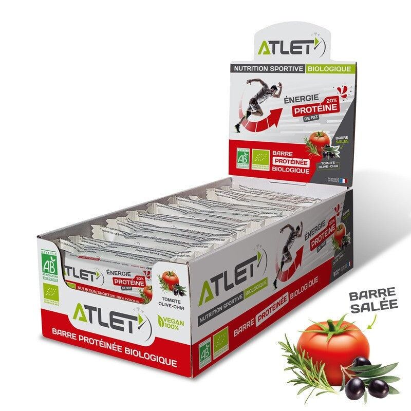 Pack 34 barres proteinées bio tomate, oliva y chía