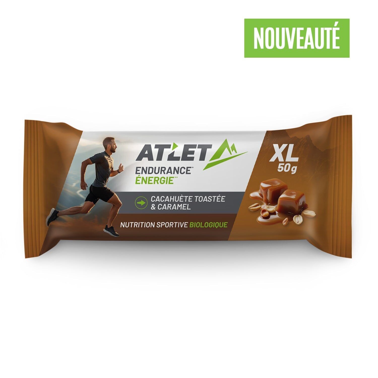 Barre Energétique Cacahuète tostada y Caramelo Bio