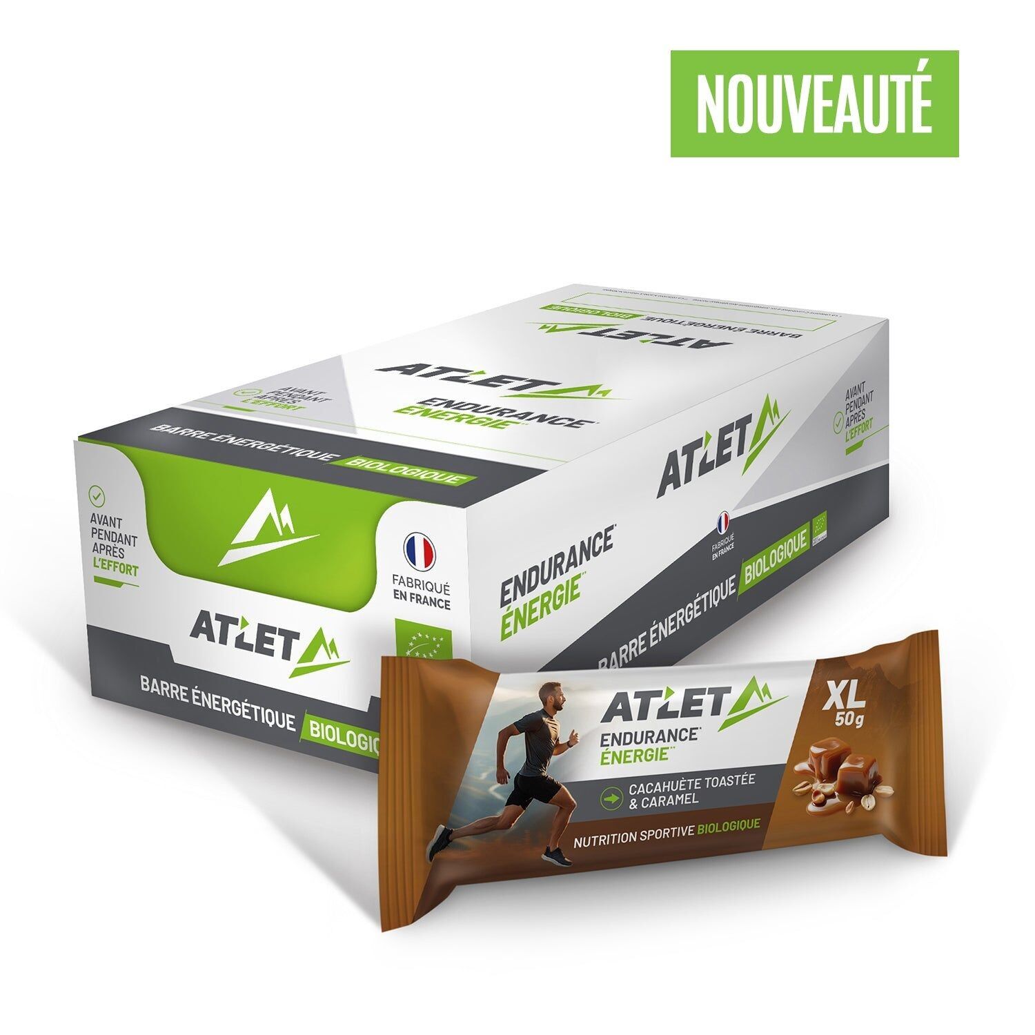 Pack de 25 Barres Energétiques Cacahuète Tostada & Caramelo Bio