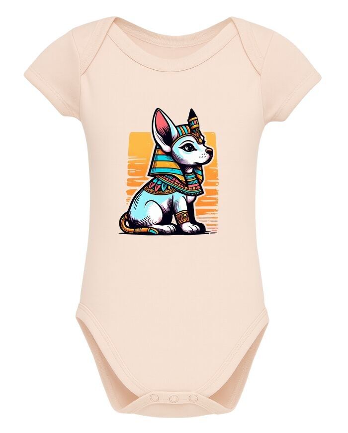 Body rosa, 100% cotone biologico - Mini Anubis