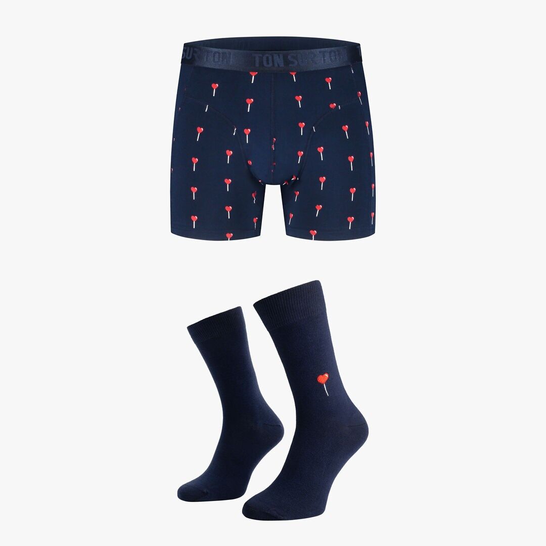 Love Me - Men's Socks & Boxershort - Gifts For Him - Organic