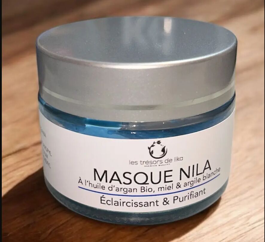 Maschera Nila con olio di argan biologico, miele e argilla bianca 50ML