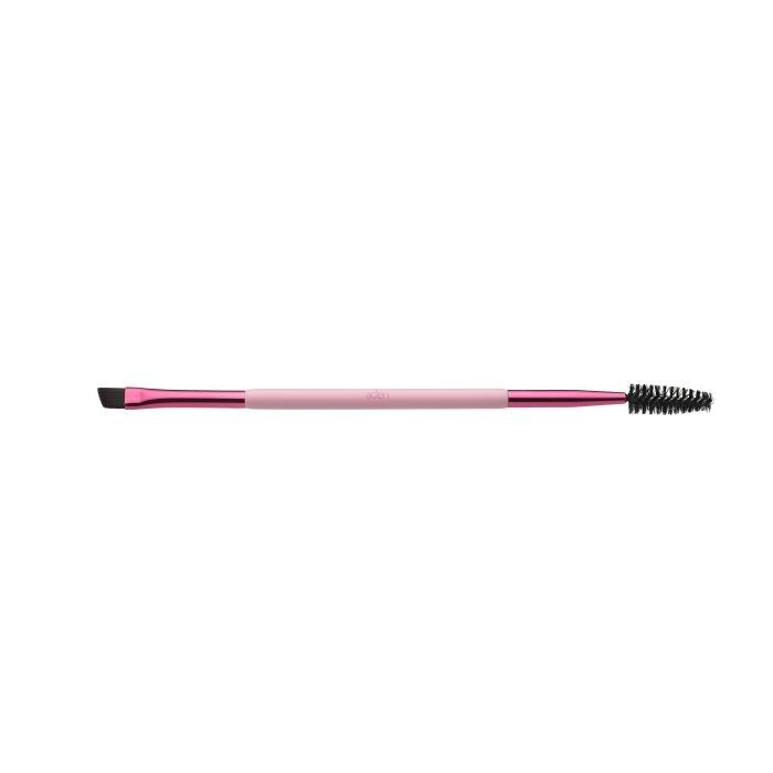 Brosse à sourcils double rose