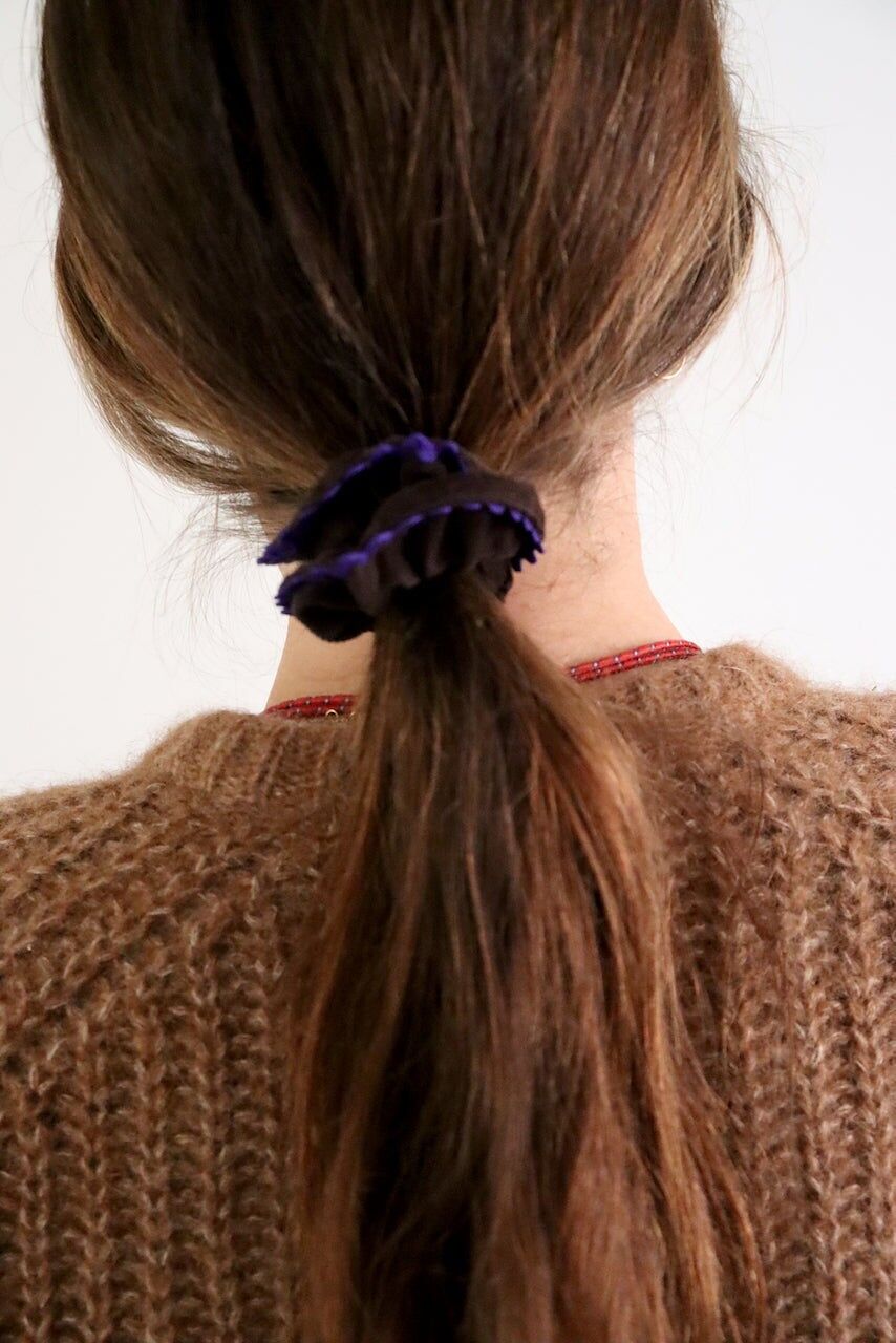 Kelly di velluto marrone