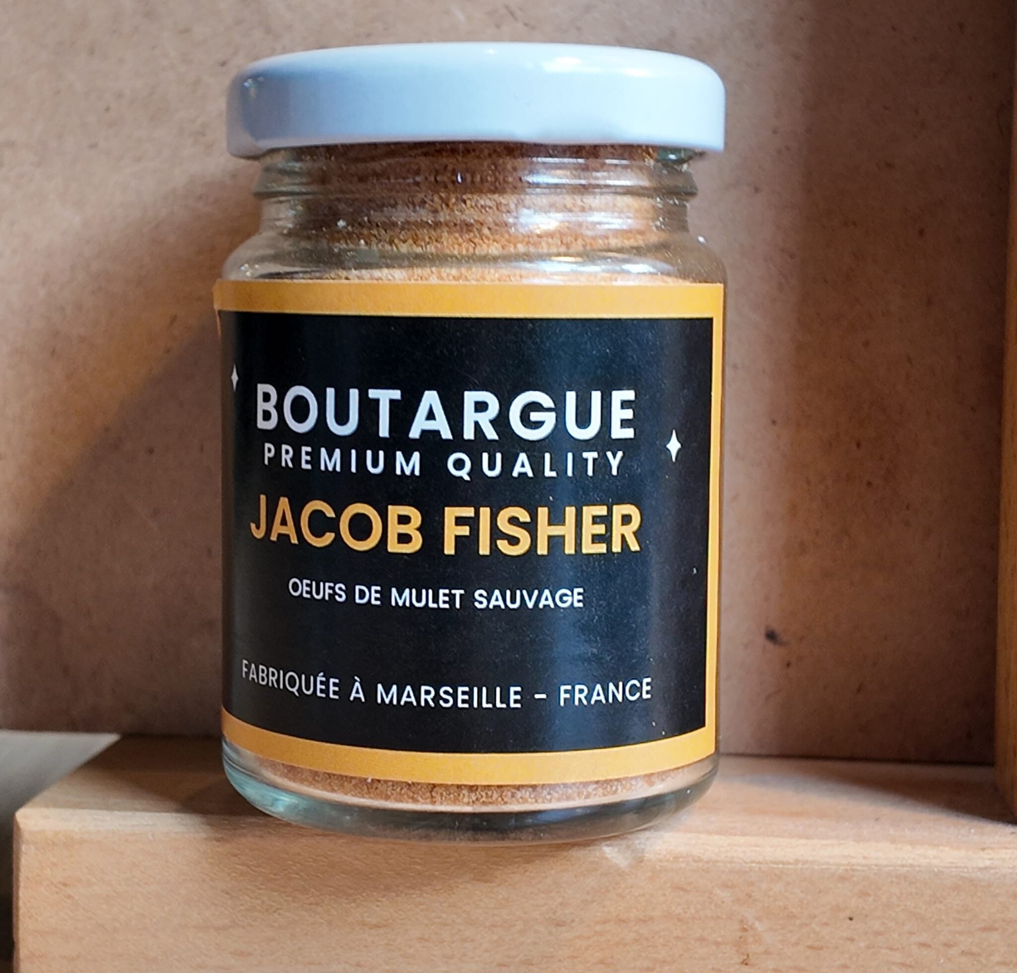 Frisch geriebener Bottarga 50 g – Intensiver, handwerklicher Geschmack – Hergestellt in Marseille von Jacob Fisher *Koscher*