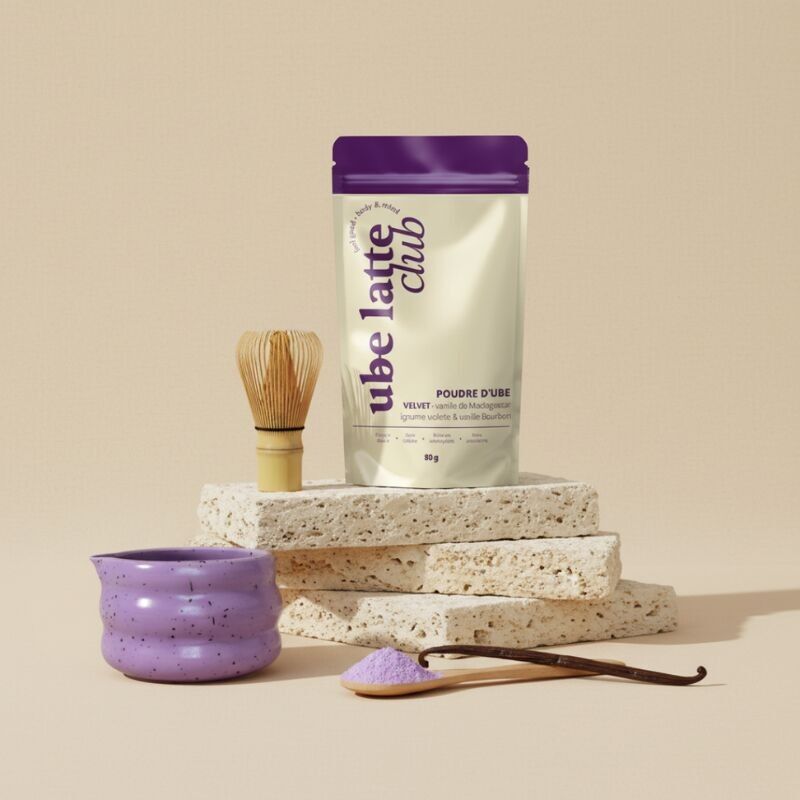 Ube Latte Powder - Bourbon Vanilla