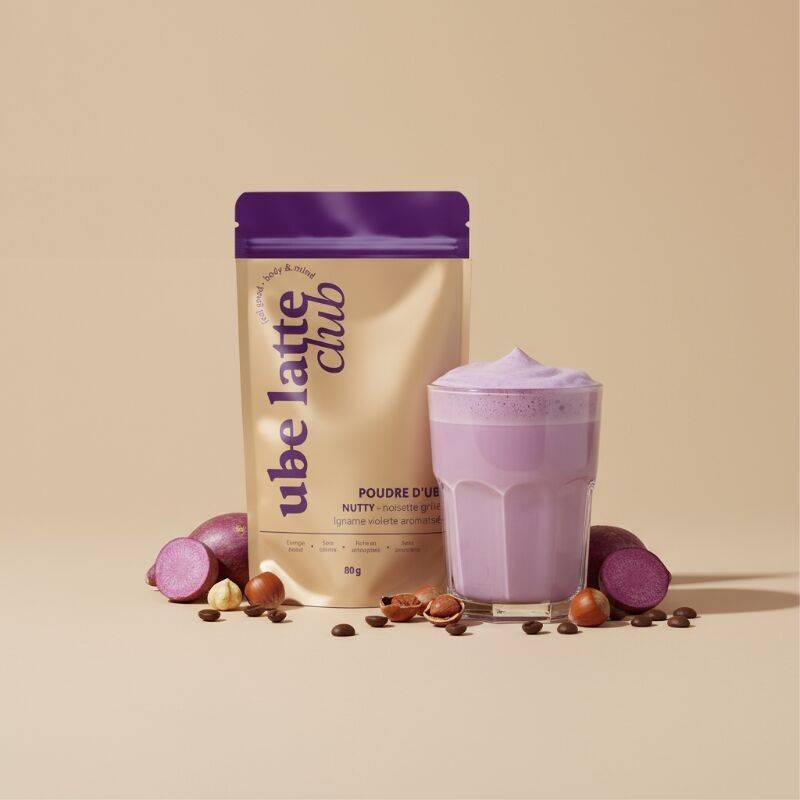 Poudre de Ube Latte - Noisette Grillée