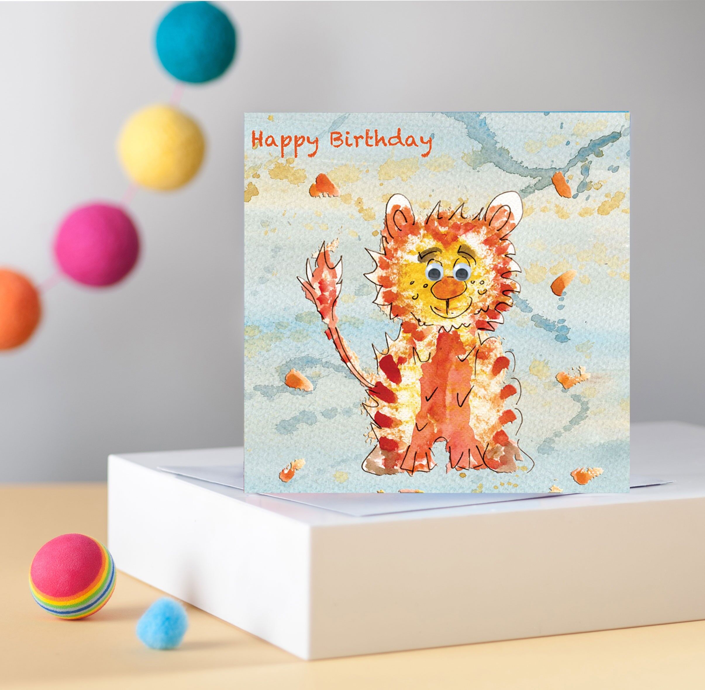 Biglietto di auguri leone