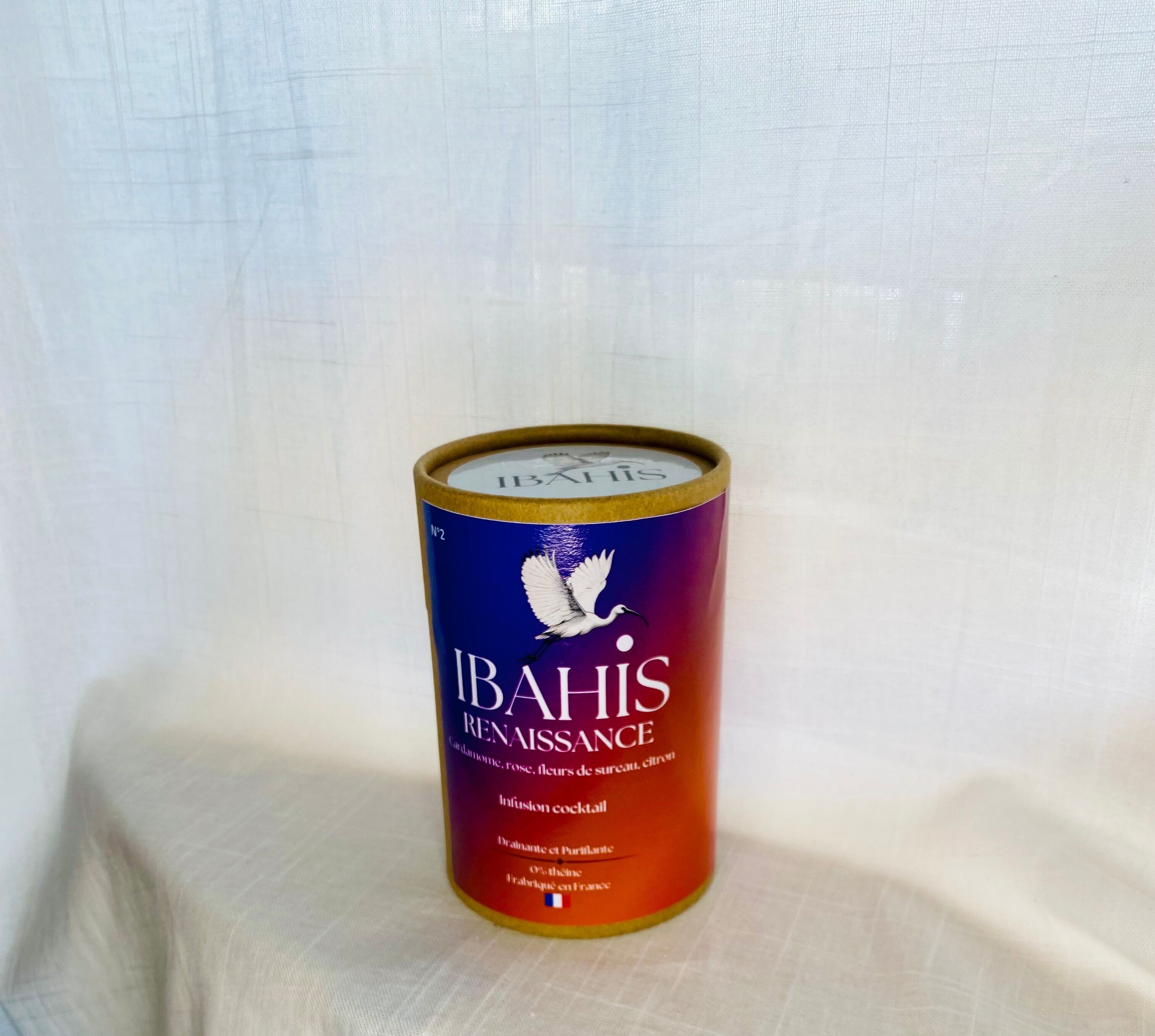 Ibahis Rennaisance apéritif cocktail à base de fleurs de sureau, rose et de cardamome bio en sachet à infuser (10 cocktails)