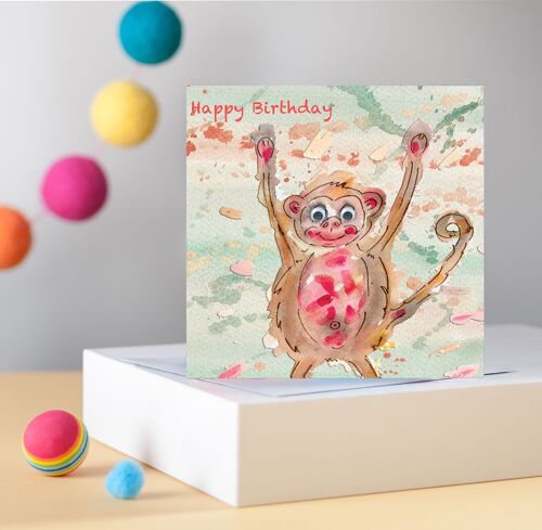 Monkey Greetings Card