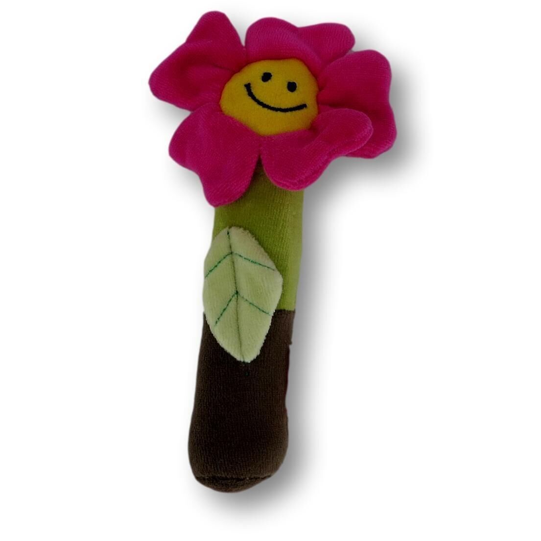 Minifeet Flower Teething Ring with Squeaker - Plush Toy - Cuddly Toy