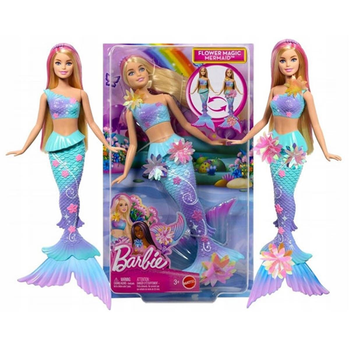 Barbie Sirena Fiori Magici Bionda