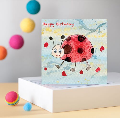 Ladybird Greetings Card