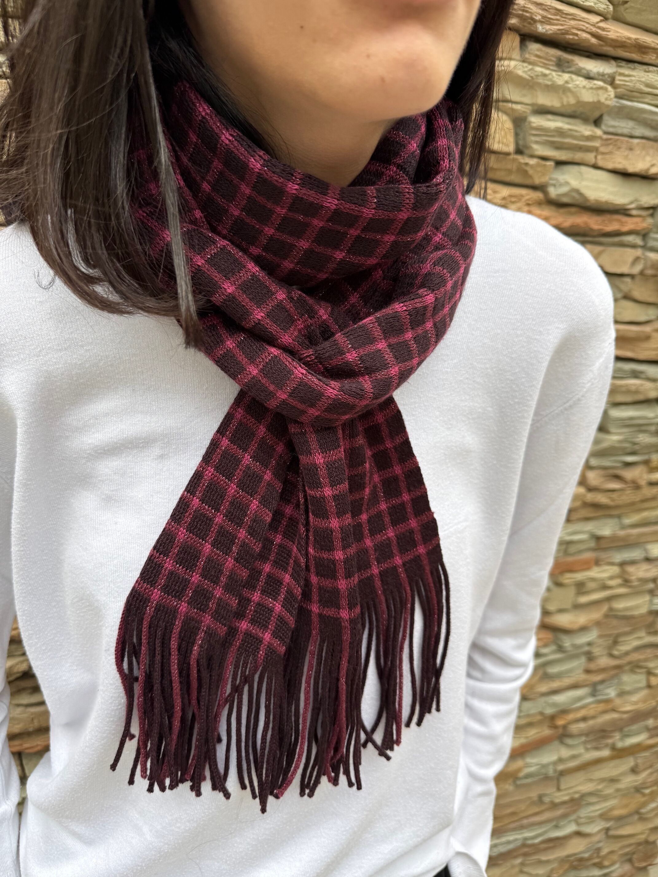 Sciarpa/cravatta in lana - Made in France - qualità premium