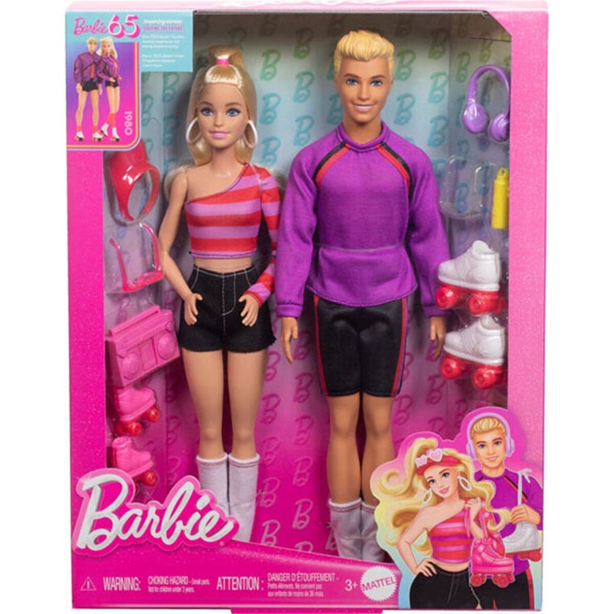 Set regalo Barbie e Ken e accessori Fashionistas