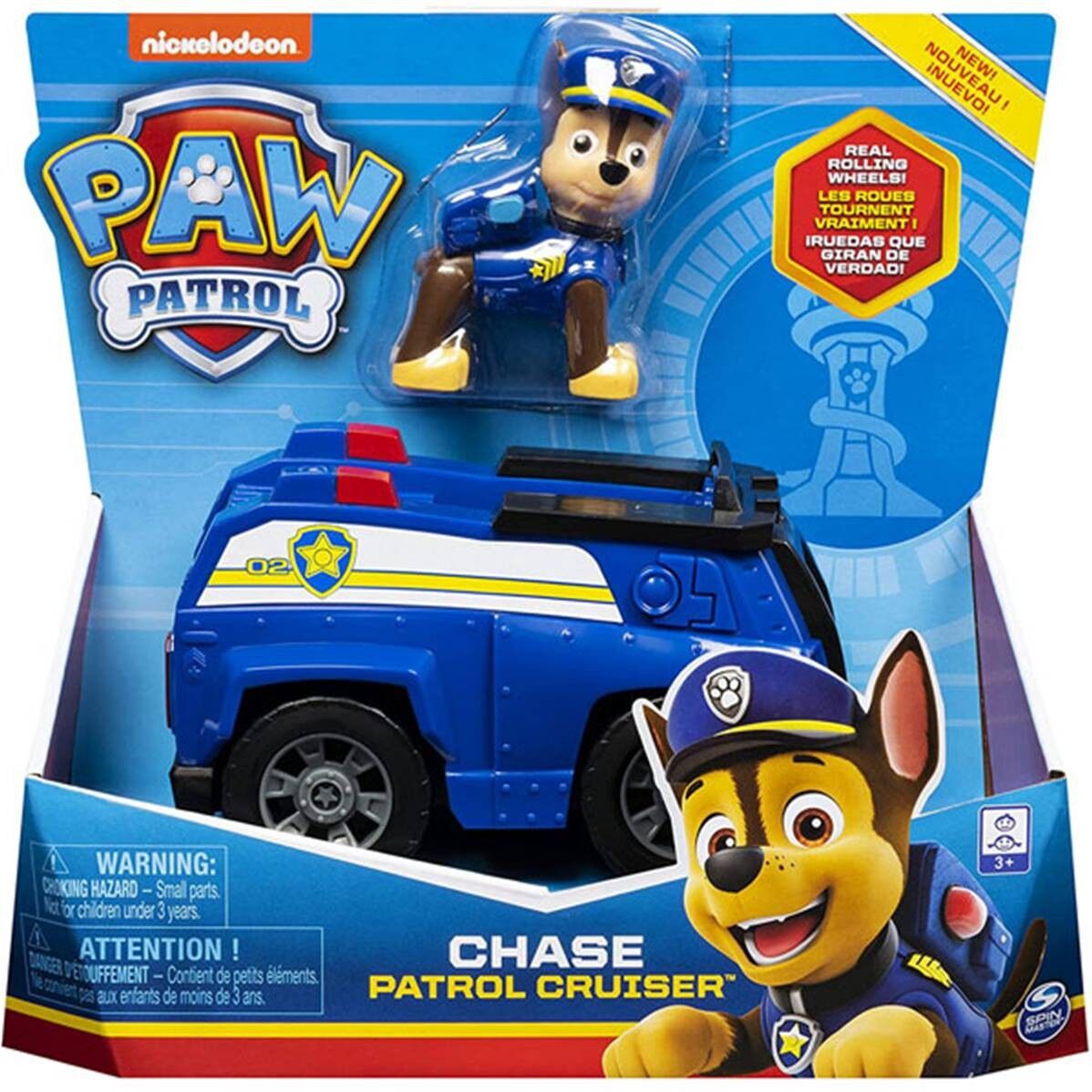 Vehicule + Figurine Chase La Pat' Patrouille