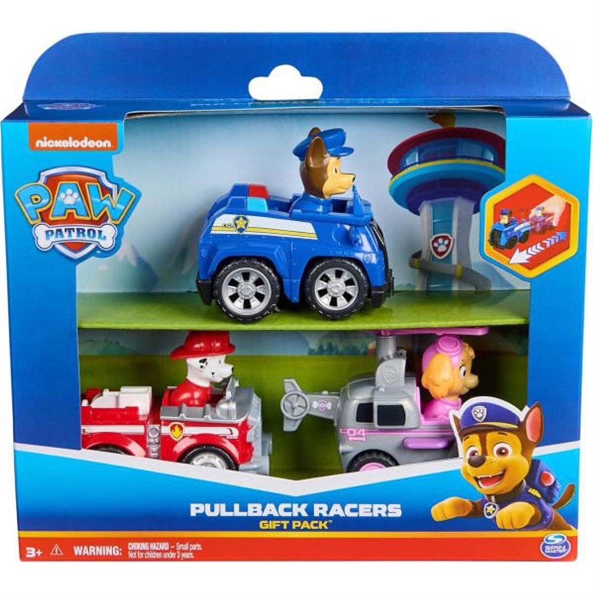 Pack de 3 Vehículos Retro Friction Paw Patrol