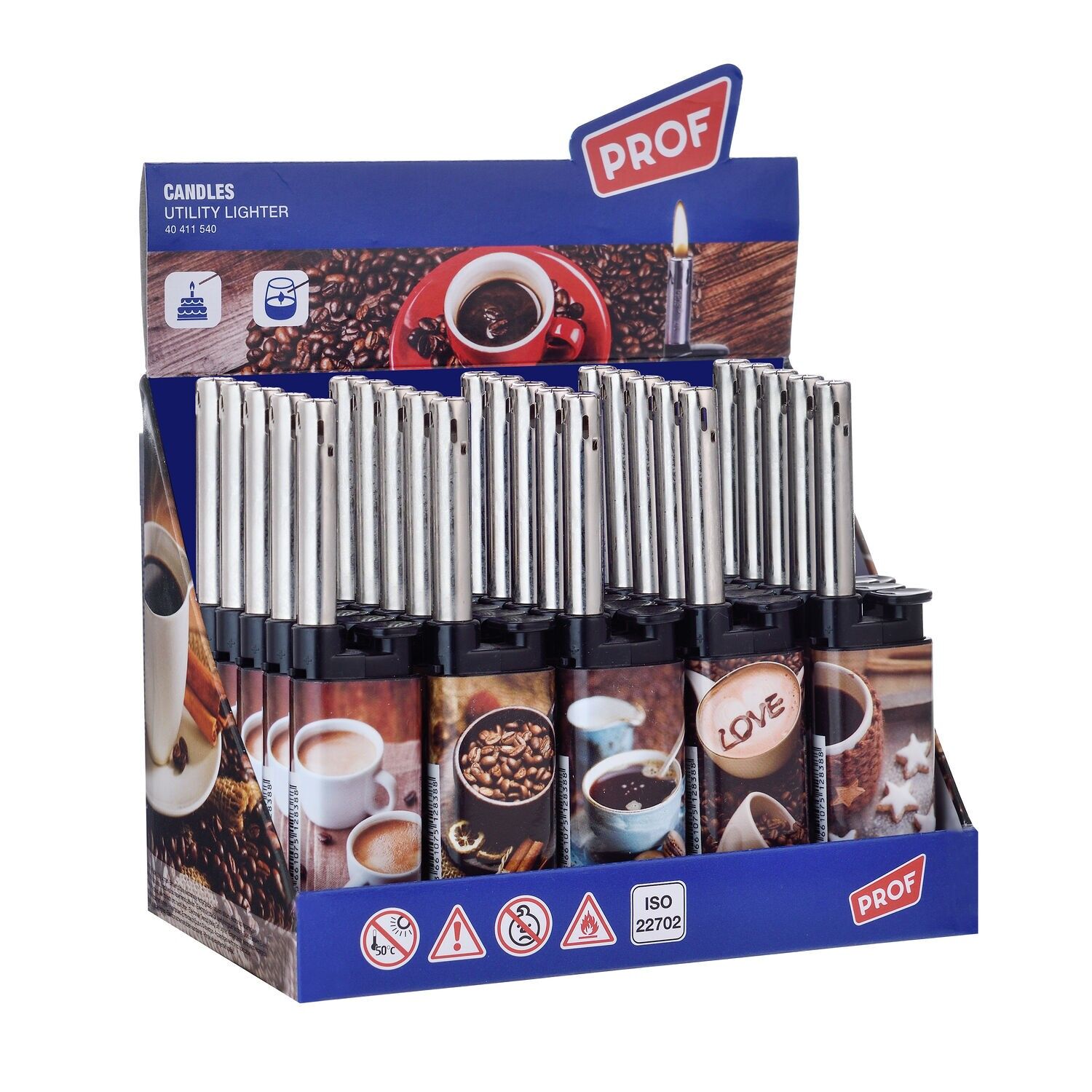 PROF BRIQUET beleuchtet alles INANGA COFFEE PIEZO - DL - 25