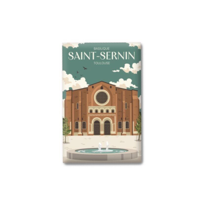 MAGNET FACADE SAINT SERNIN TOULOUSE (GREEN)