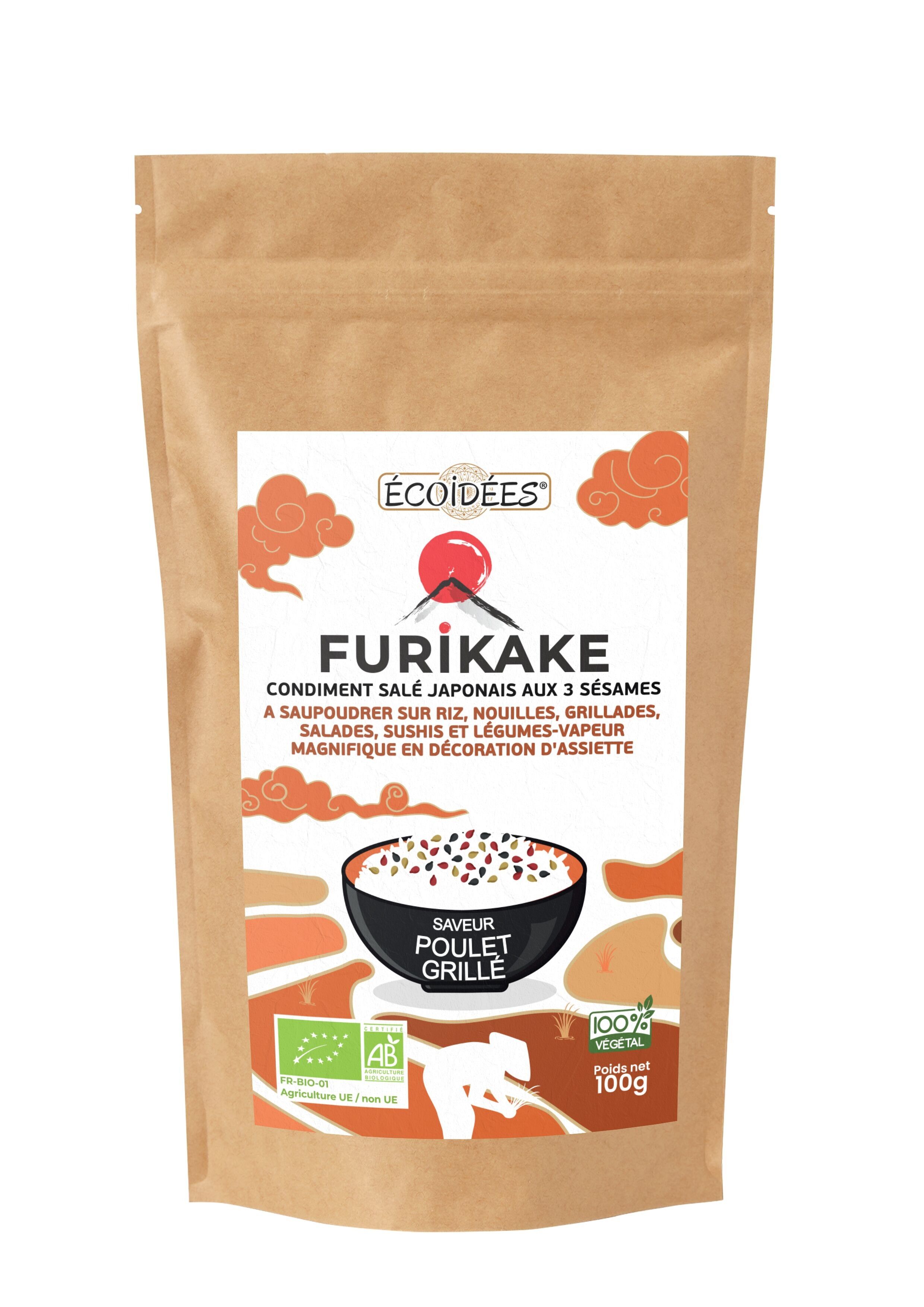 Furikake al gusto di pollo grigliato biologico