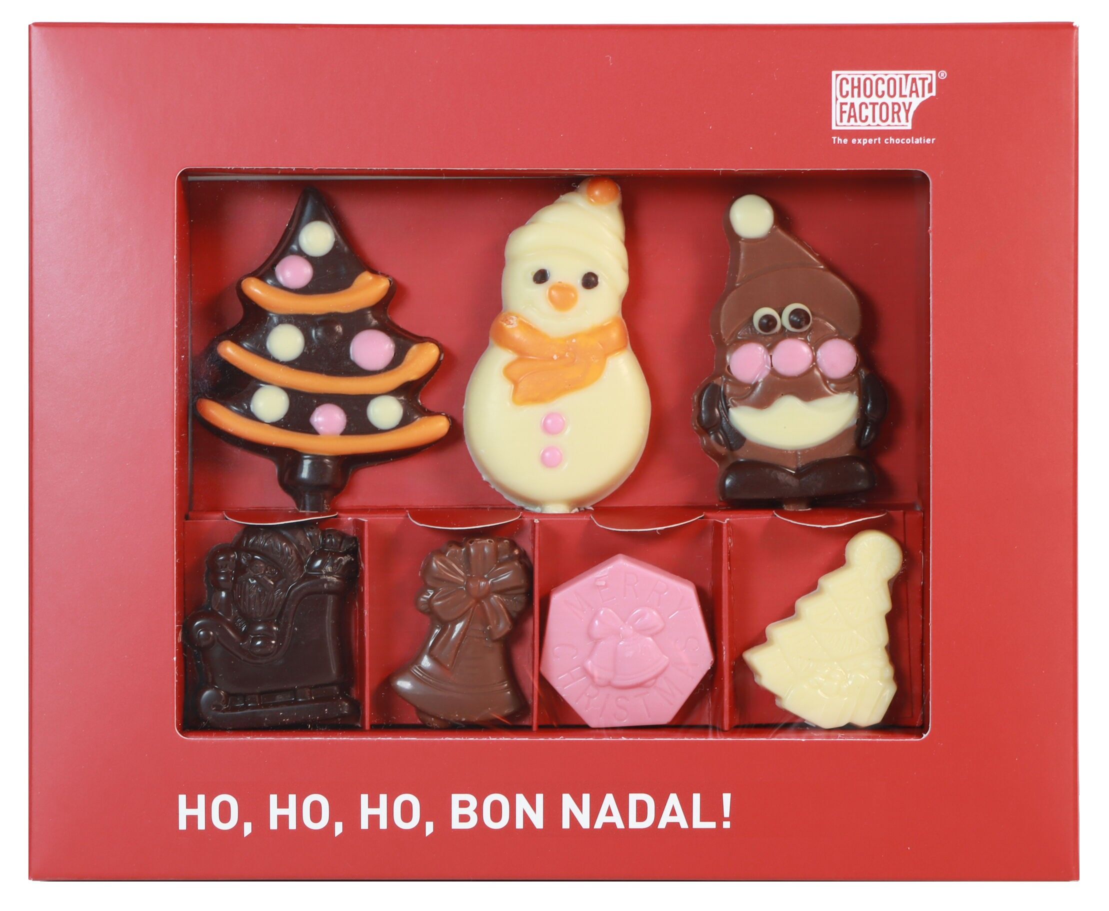 Christmas chocolate pack HO, HO, HO, BON NADAL!