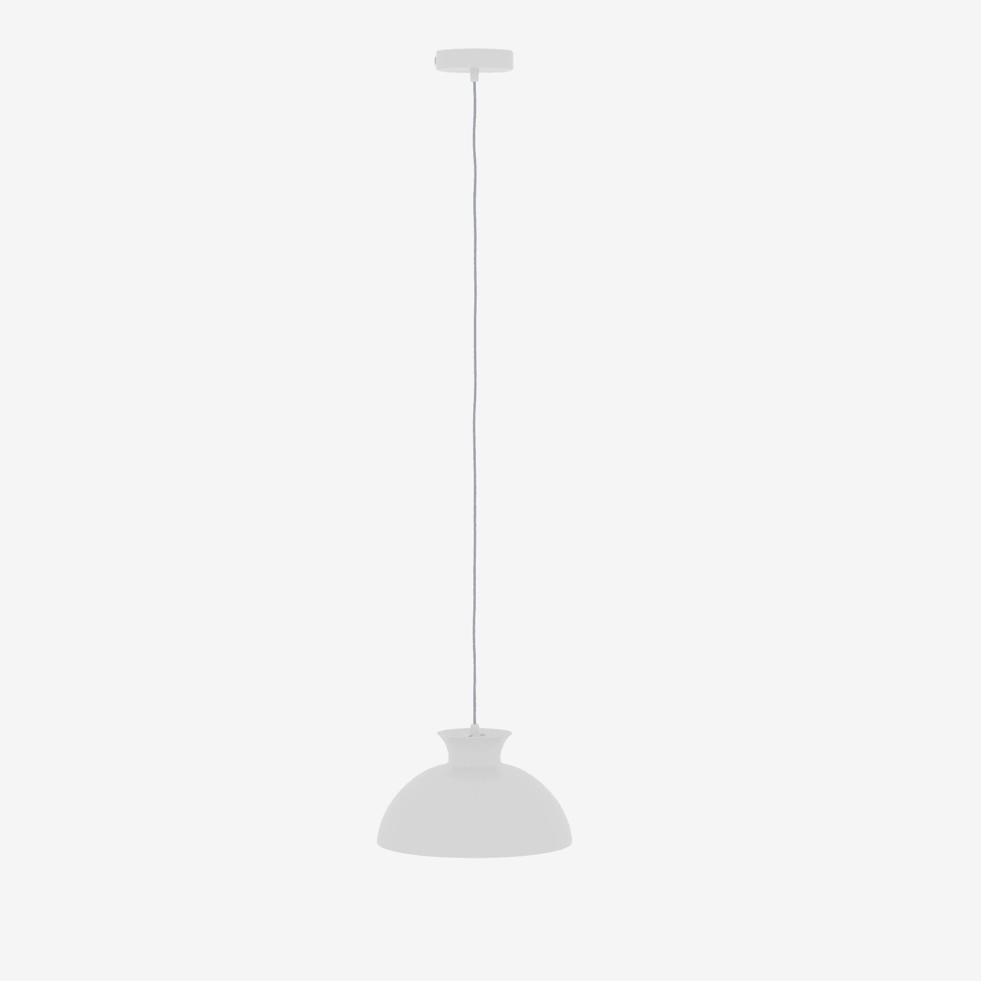 Turner Pendant Light – Minimalist Design White Metal Light Fixture