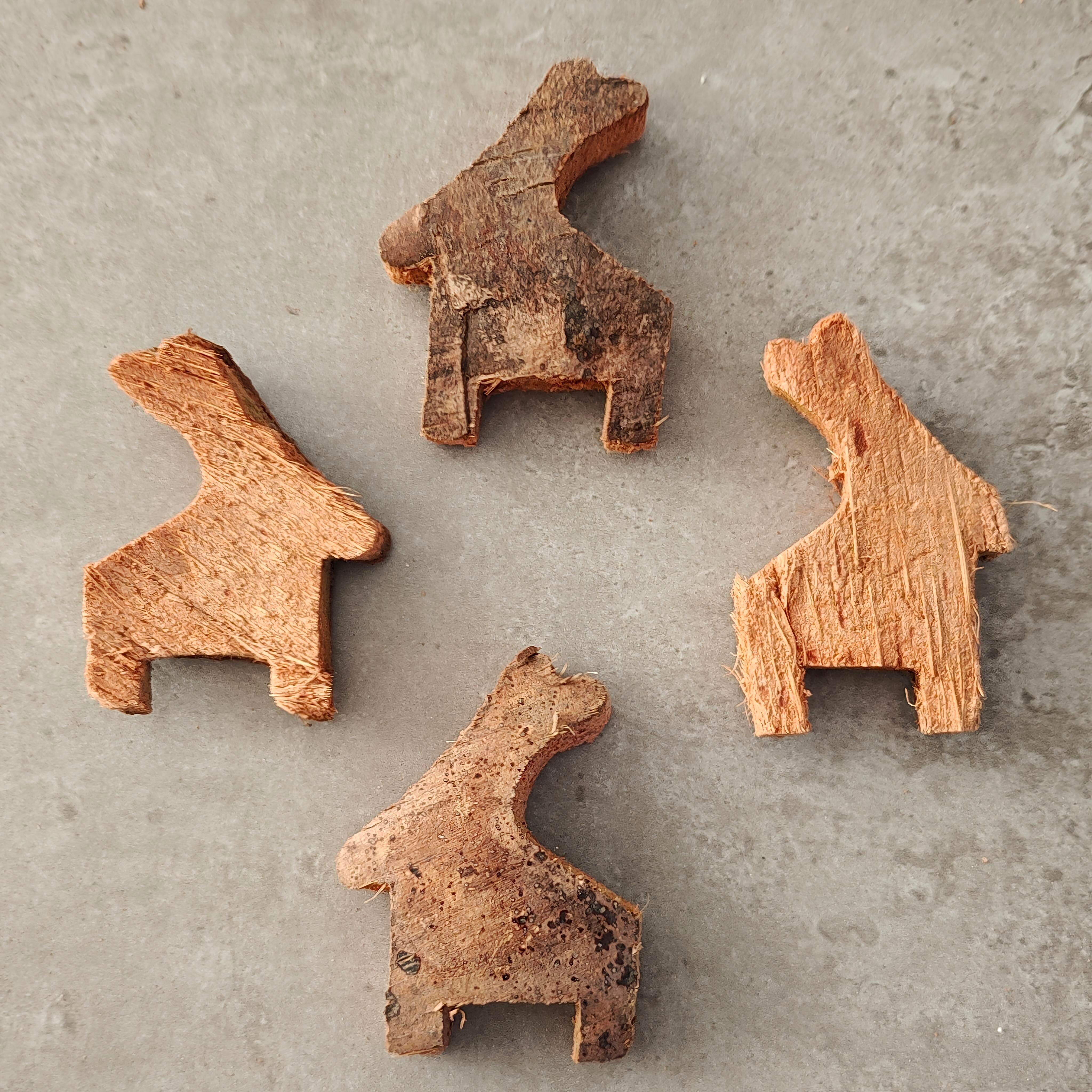 Coconut Raindeer 5cm Naturale 100 pezzi