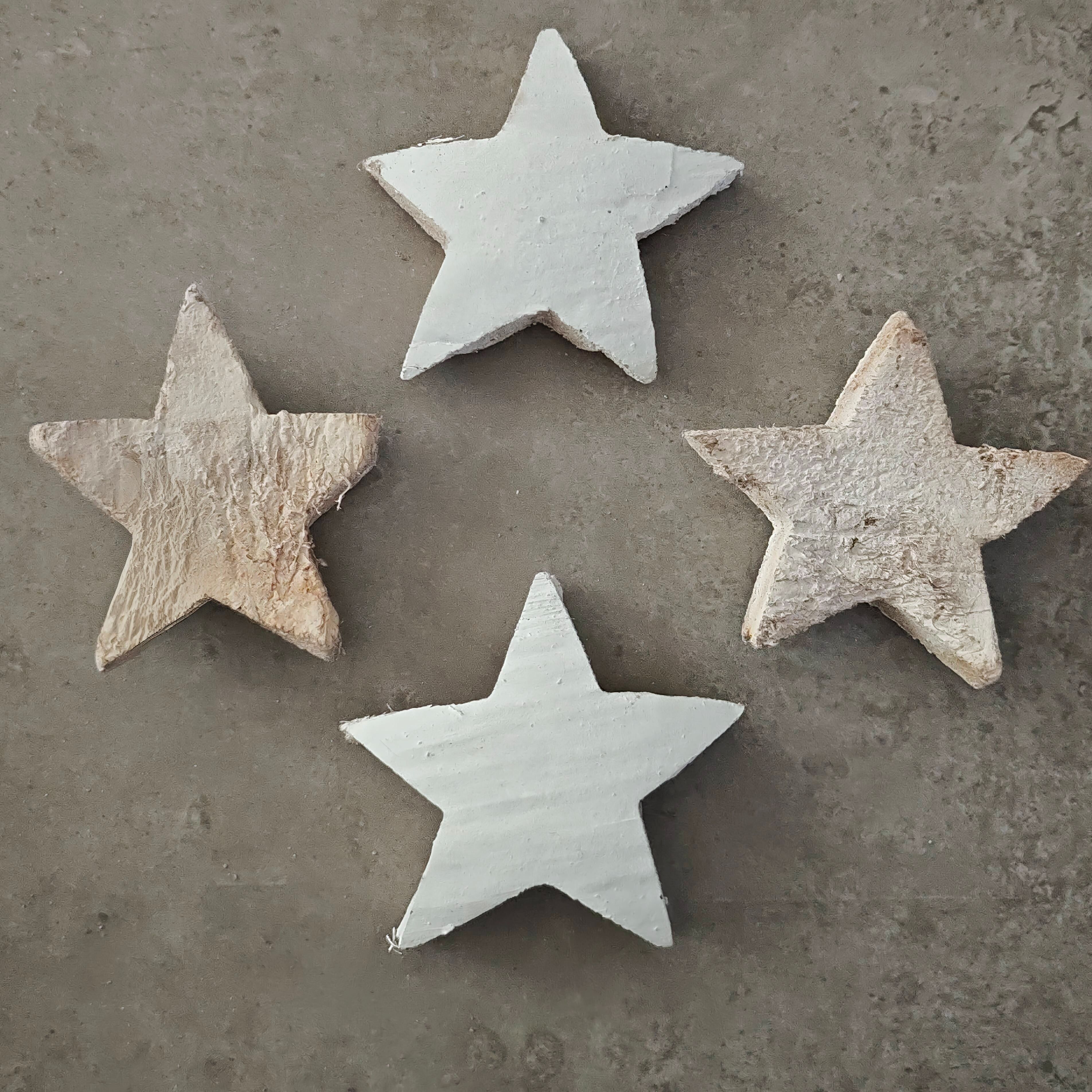 Coconut Star 10 Cm White 50 pcs