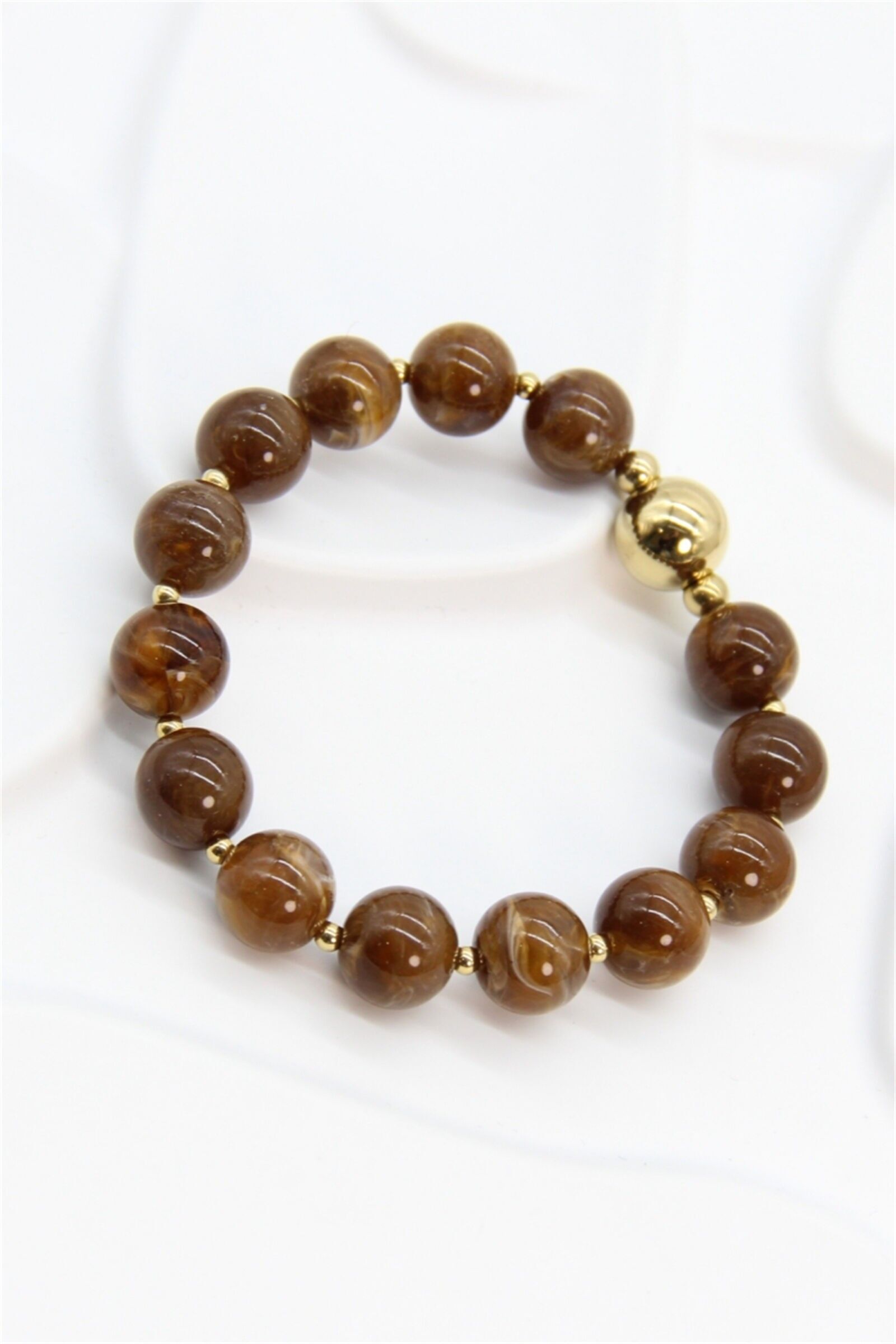 Elastisches Armband aus Harz und Stahl – Verschiedene Farben