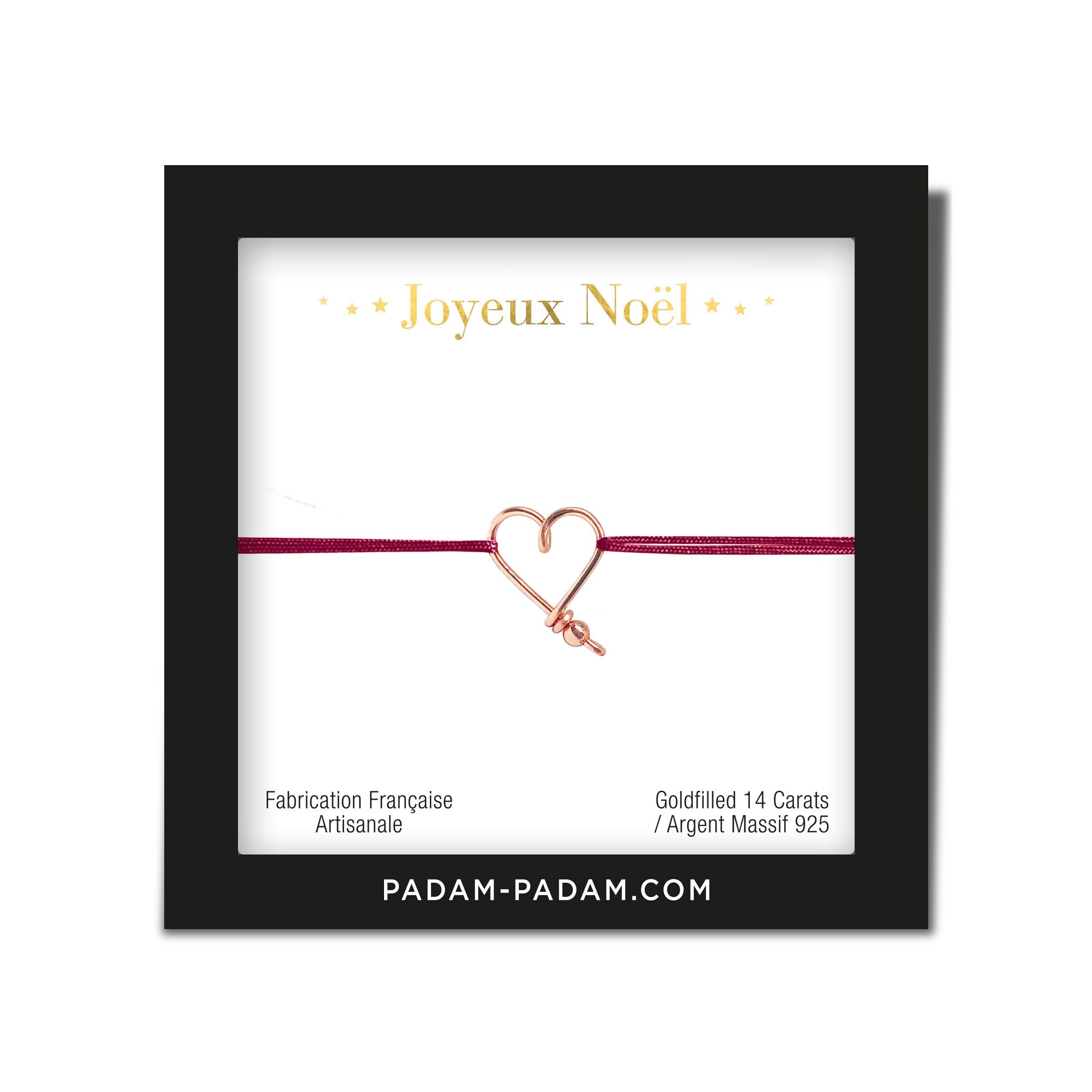 Mein Herz-Armband – Frohe Weihnachten – 925er Sterlingsilber