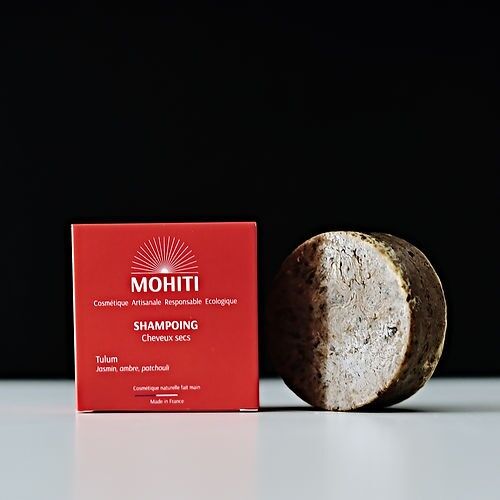 Tulum Solid Shampoo for Dry Hair - Jasmine, Amber, Patchouli
