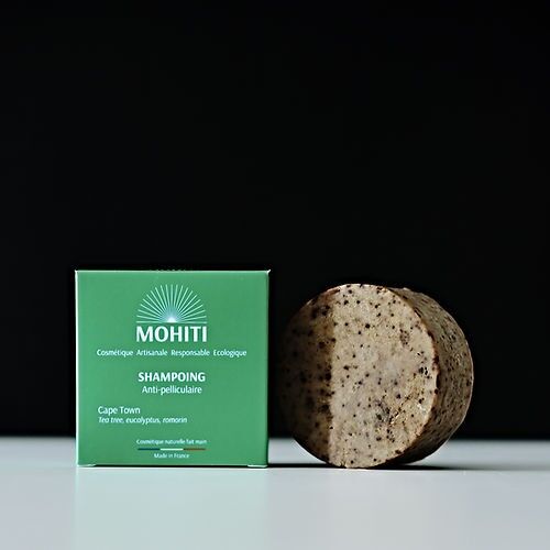 Cape Town Shampoo Solido Antiforfora - Tea tree, eucalipto, rosmarino