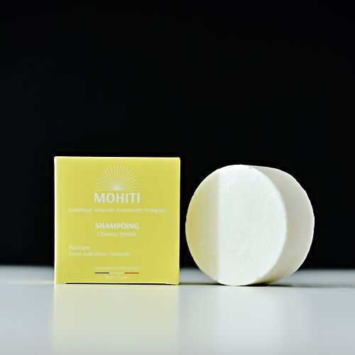 Positano Solid Shampoo for Blonde Hair - Lemon. Chamomile