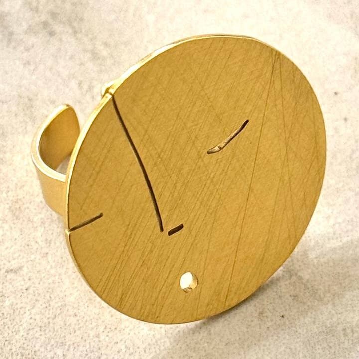 Anello in acciaio inossidabile assonnato