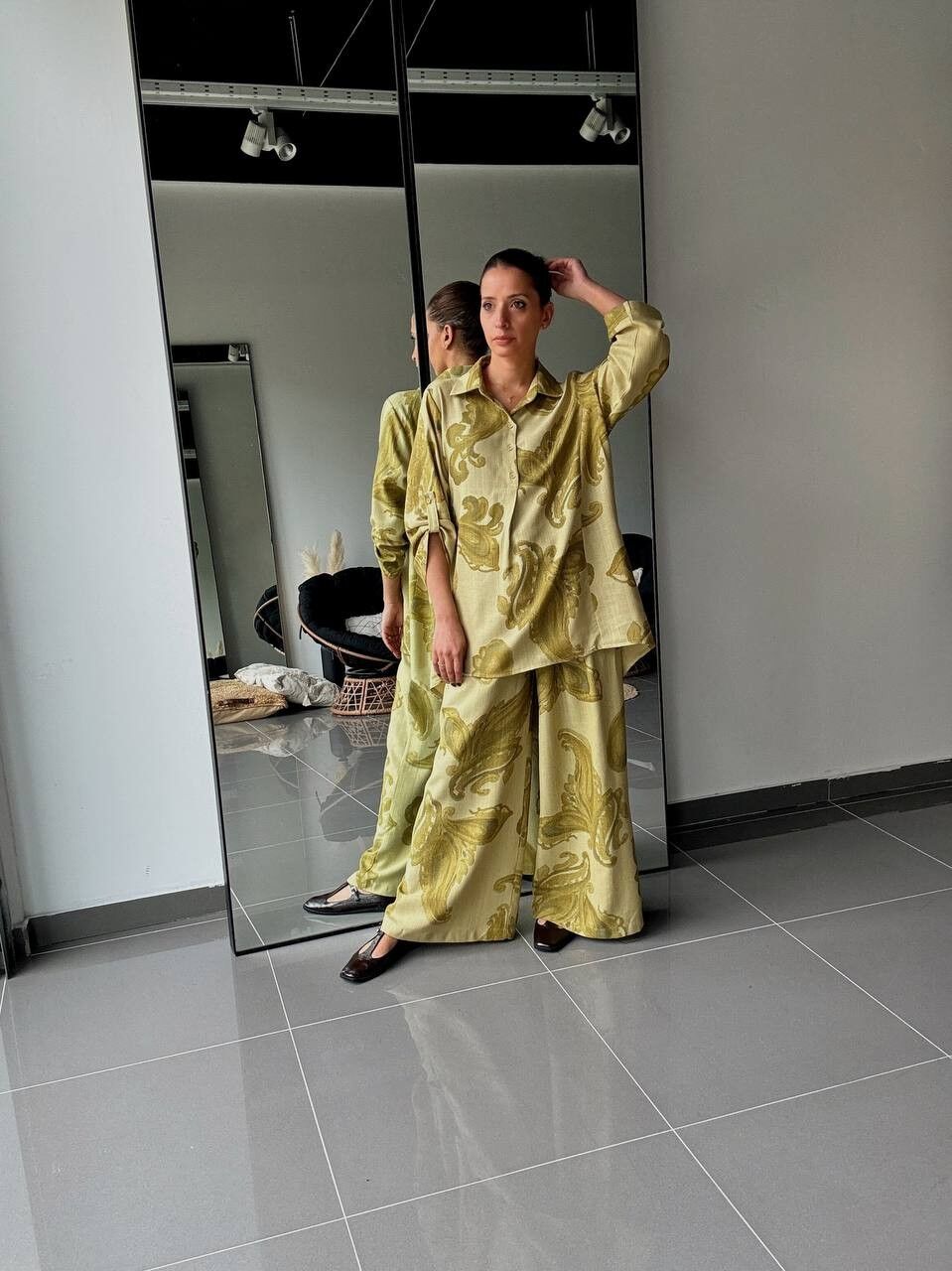 Oversized Shirt & Pants Set