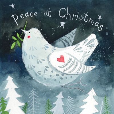 Peace at Christmas Dove Christmas Card Pack (Pack of 5 cards)