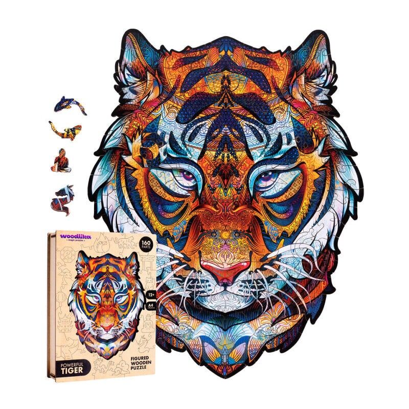 Powerful Tiger Jigsaw Puzzle | Woodlika Magic Animals