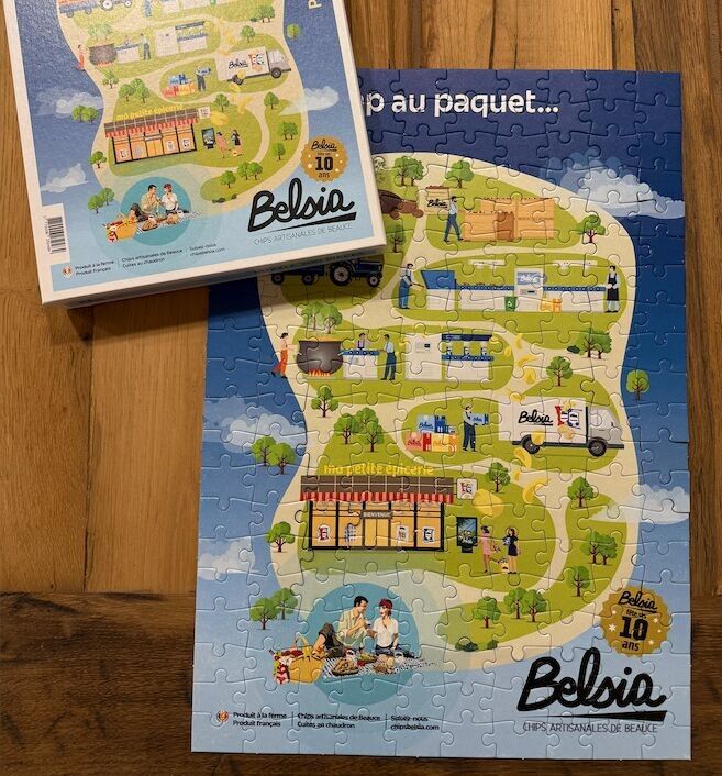 Puzzle 200 pièces - Du champ au paquet