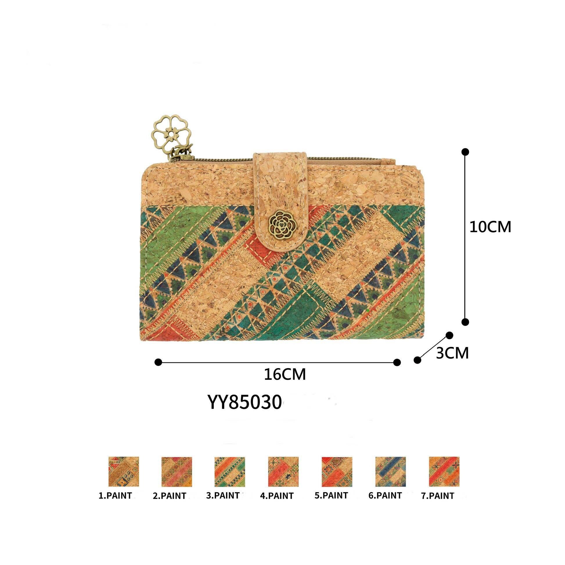 Allegro portamonete in sughero per donna. Promozione