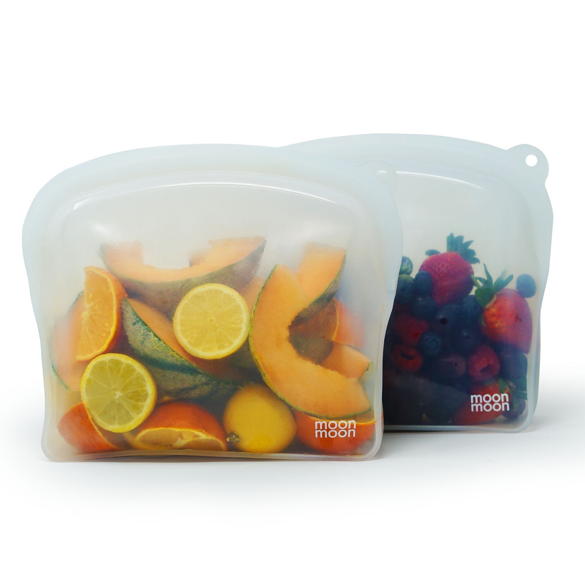 Wiederverwendbare Silikon-Lebensmittelbeutel – XL Curve 2000 ml