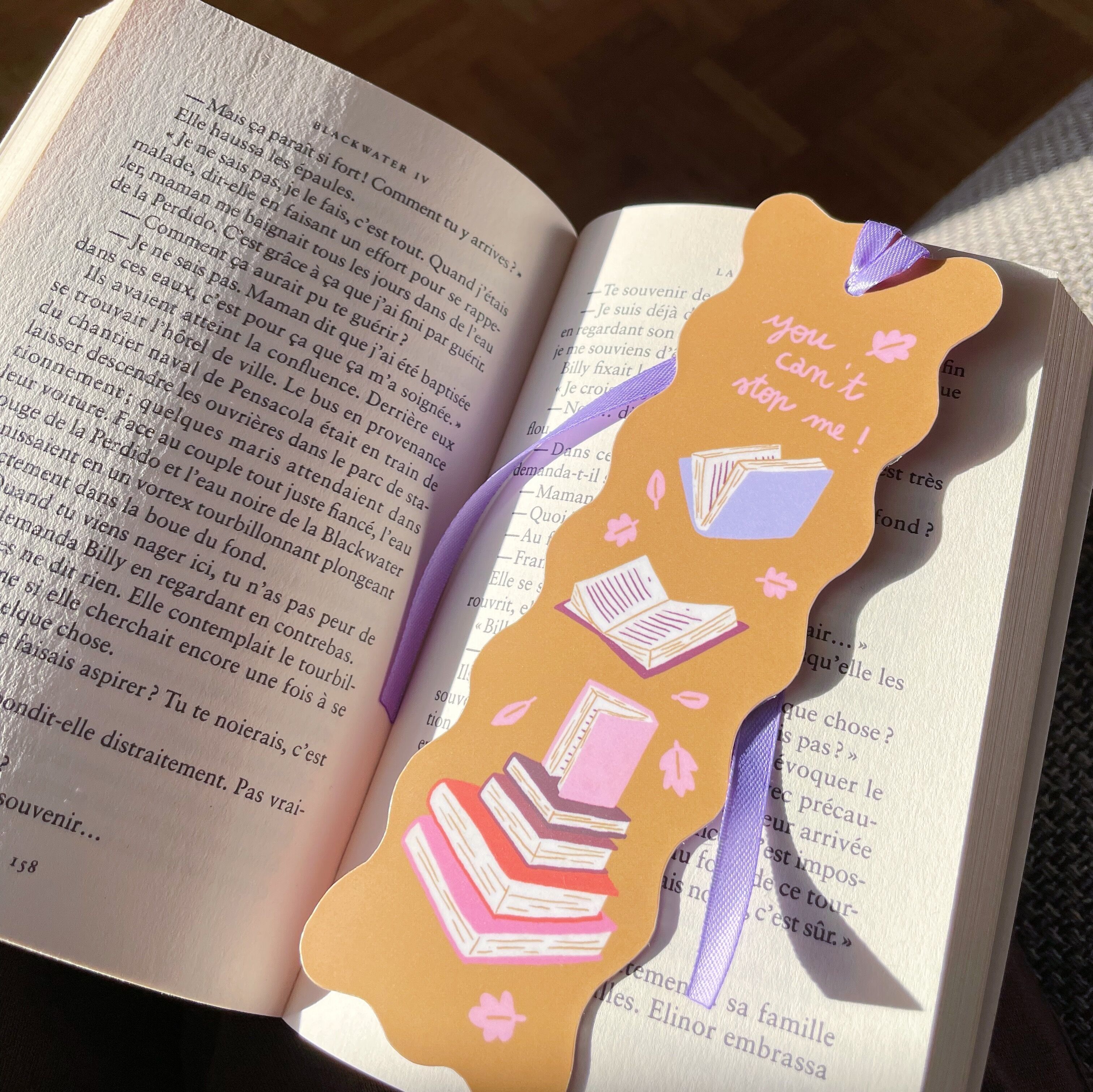 Marque page . You can't stop me