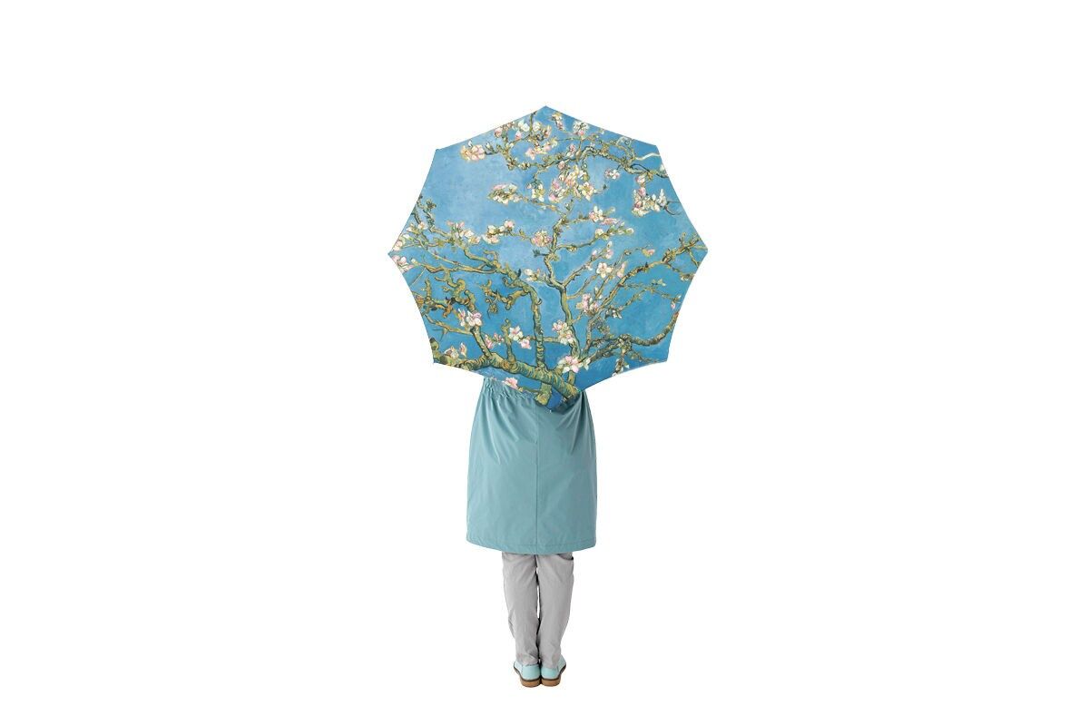 Automatic Folding Umbrella: The Almond Tree in Blossom by Van Gogh